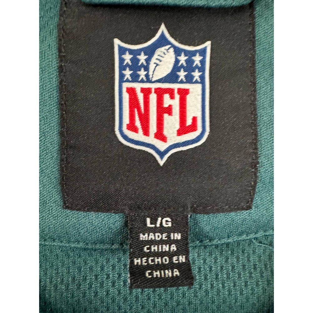 NFL Philadelphia Eagles Mens Track Jacket Green Black Full Zip Large L Fan Gear - Picture 4 of 14